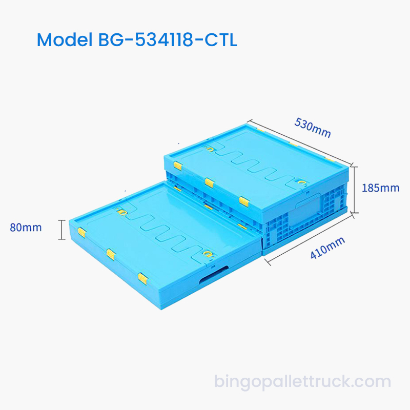 Bolso de plástico plegable de 30 l con tapa