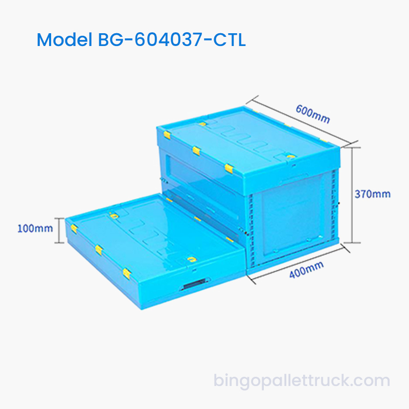 Bolso de plástico plegable de 69 l con tapa