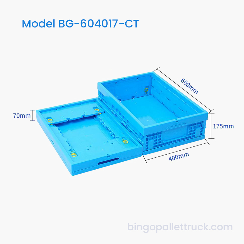 Caja de plástico plegable de 32 l