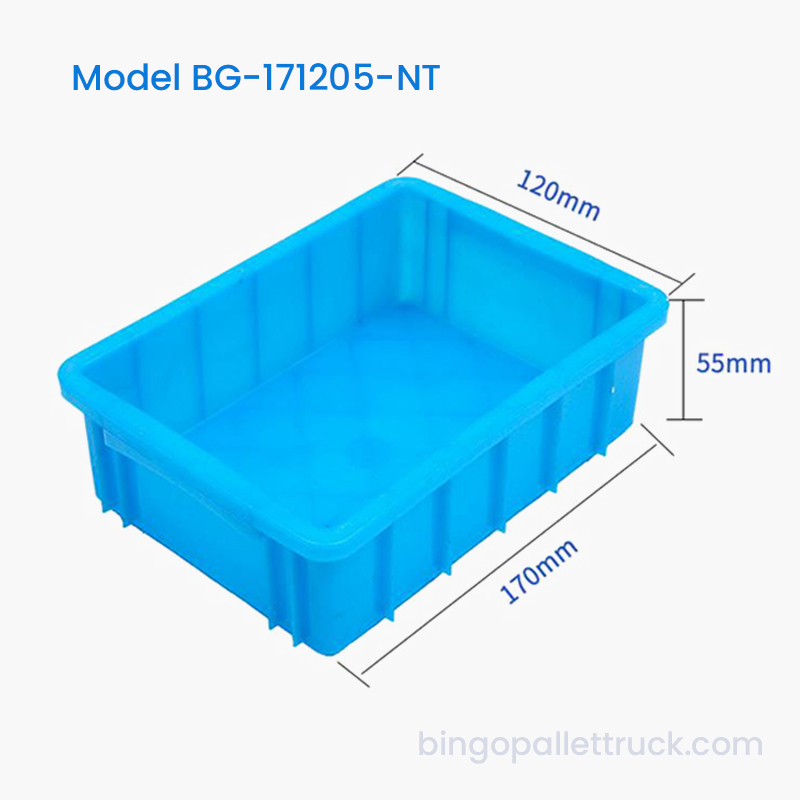 Caja de plástico anidable de HDPE de 0,8 l