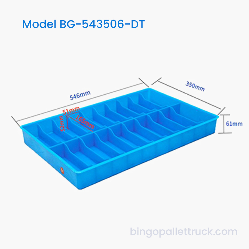 Caja de plástico divisible de 20 compartimentos