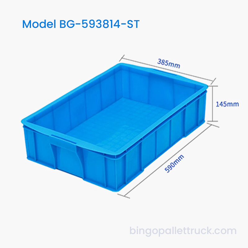 Caja de plástico apilable de 25 litros