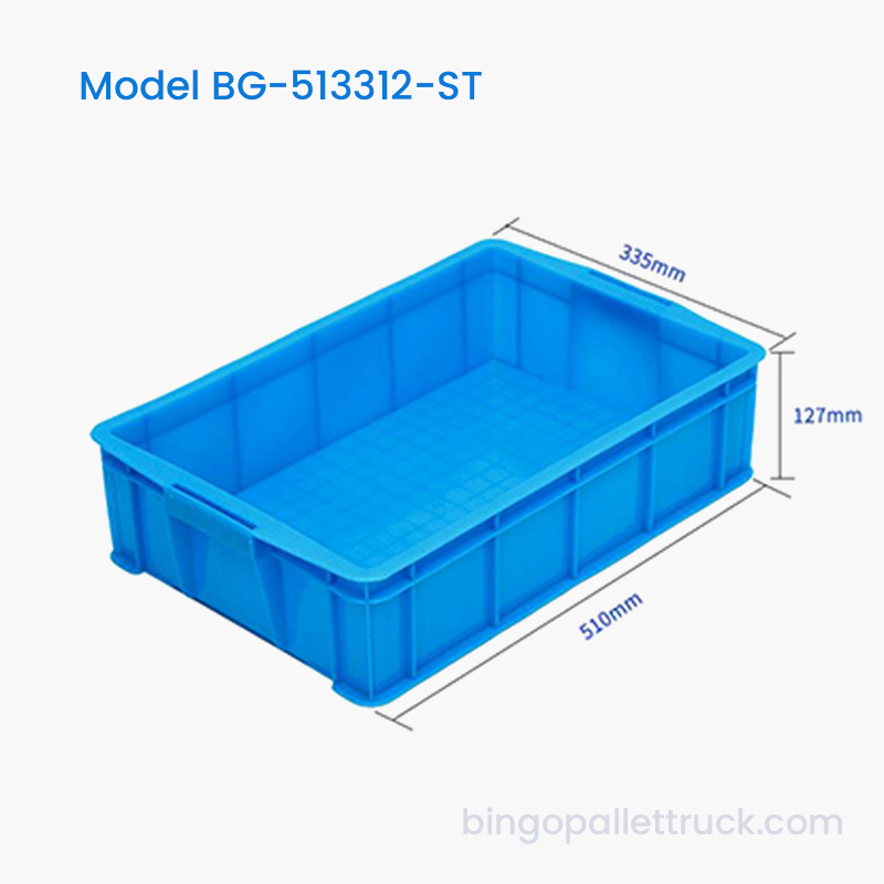 Caja de plástico apilable de 16 litros