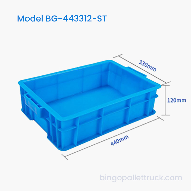 Caja de plástico apilable de 13 litros