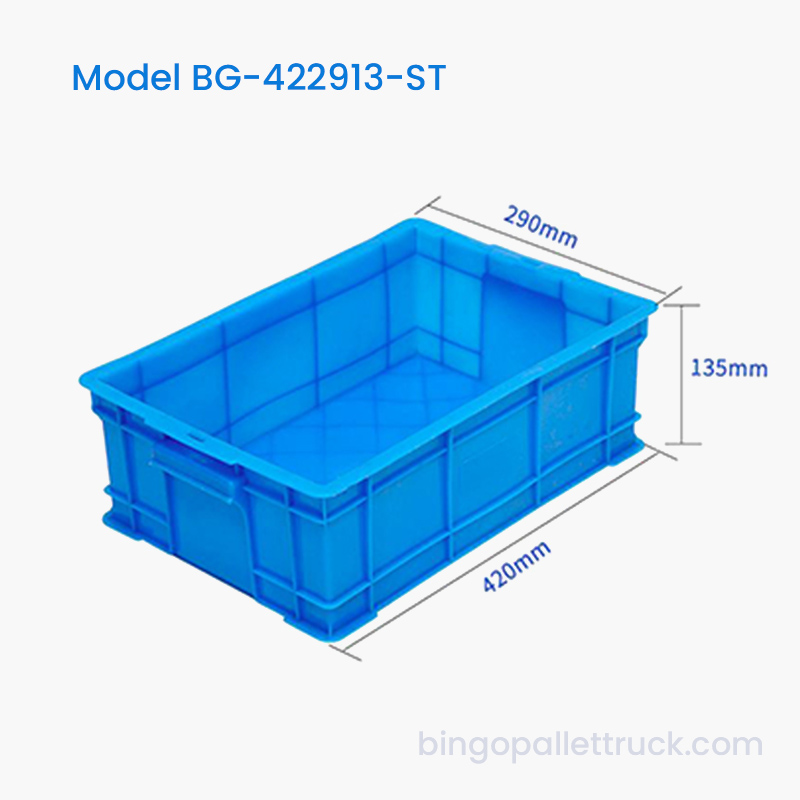 Caja de plástico apilable de 12 litros