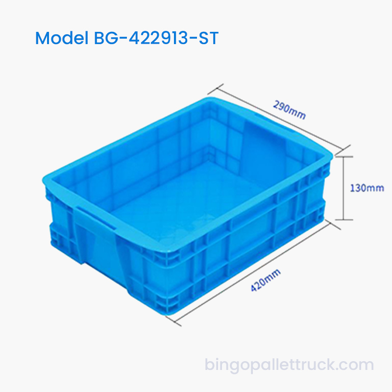 Caja de plástico apilable de 11 litros