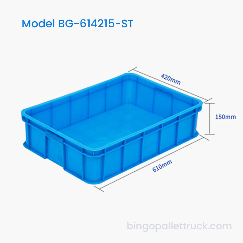 Caja de plástico apilable de 31 litros