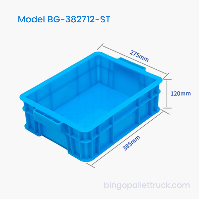Caja de plástico apilable de 8 litros