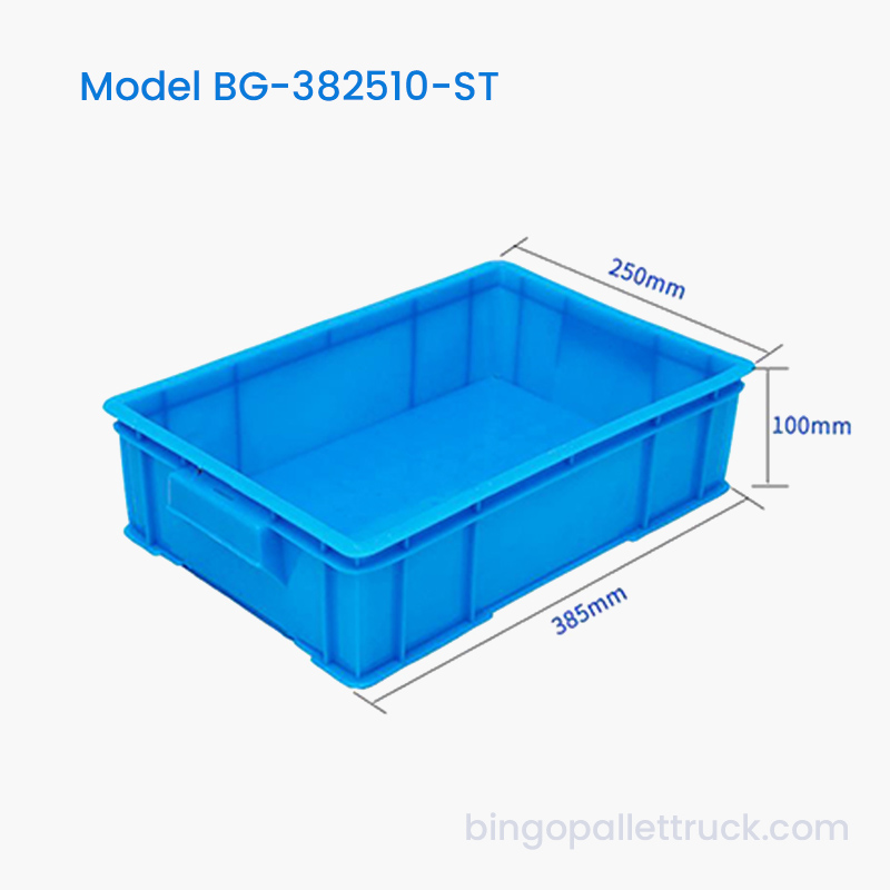 Caja de plástico apilable de 6 litros