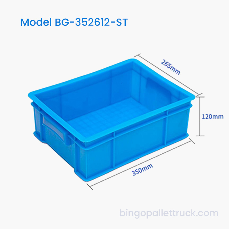 Caja de plástico apilable de 8 litros