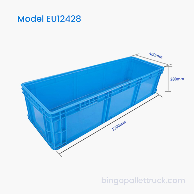Caja de plástico para bolsos de mano UE de 112L