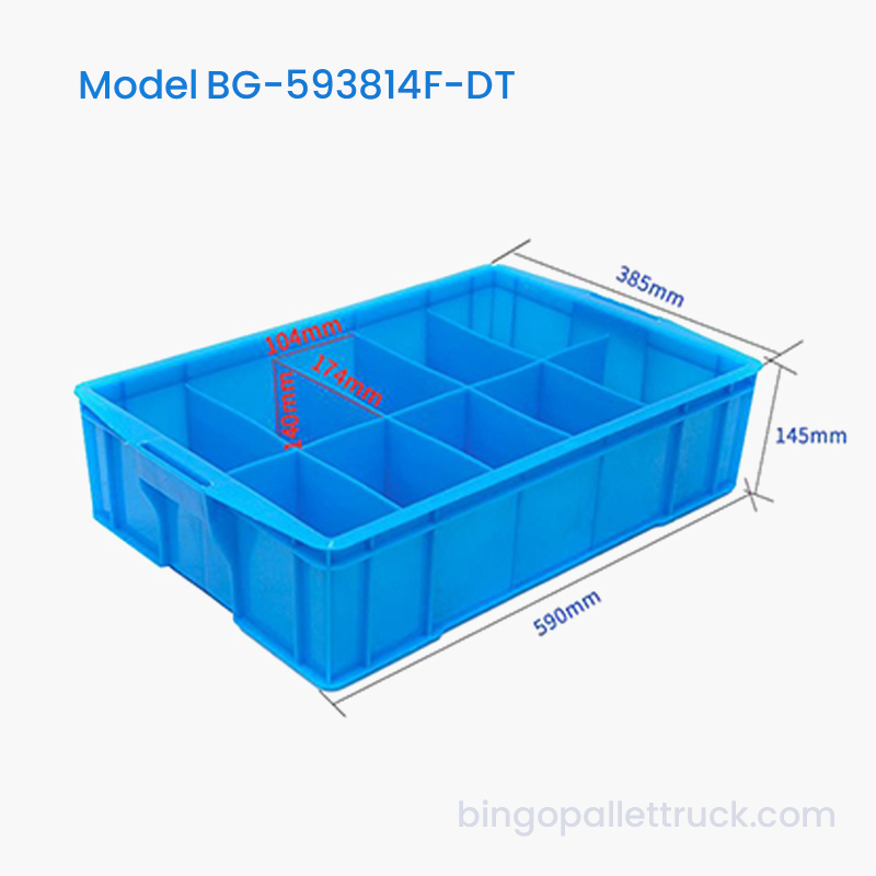 Caja Plástica Divisible de 10 Compartimentos para Tornillos y Sujetadores