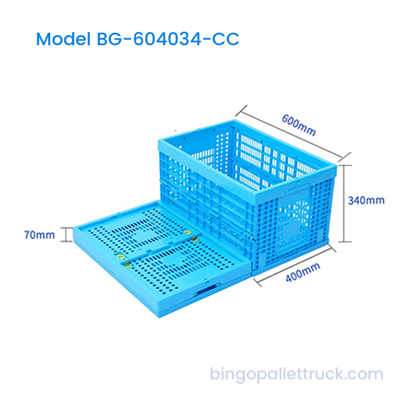 Caja de plástico plegable de 65 l