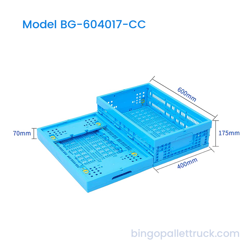 Caja de plástico plegable de 32 l