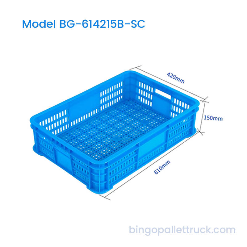 Caja de plástico apilable de 31 litros