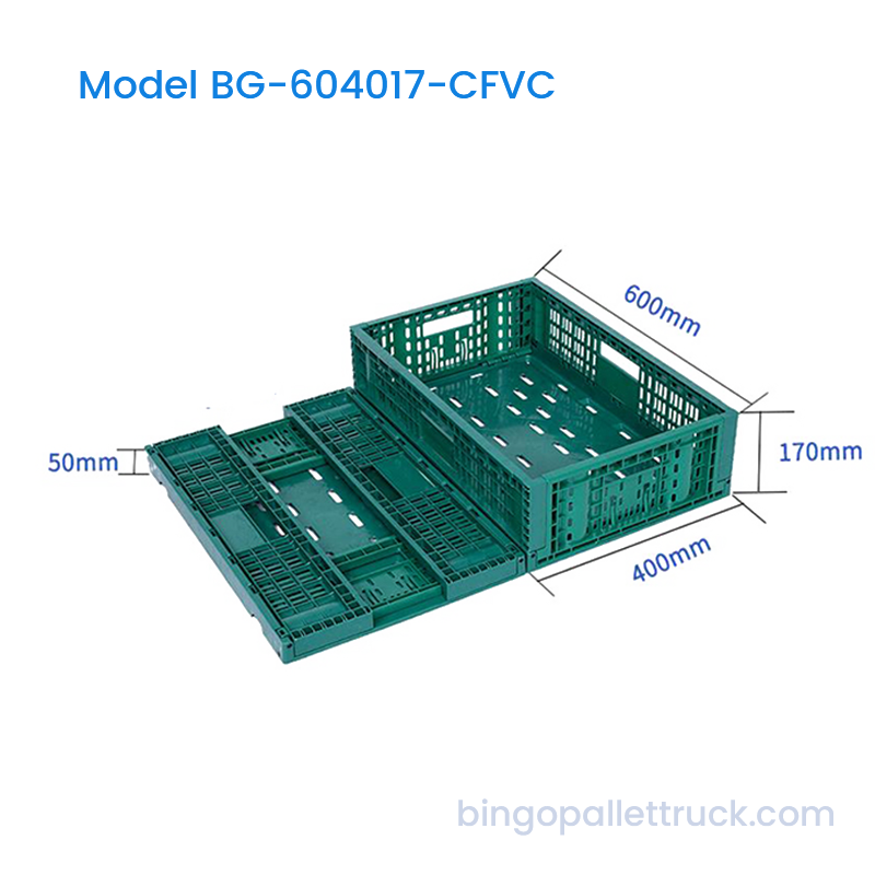 Caja plegable para frutas y verduras de 32 l