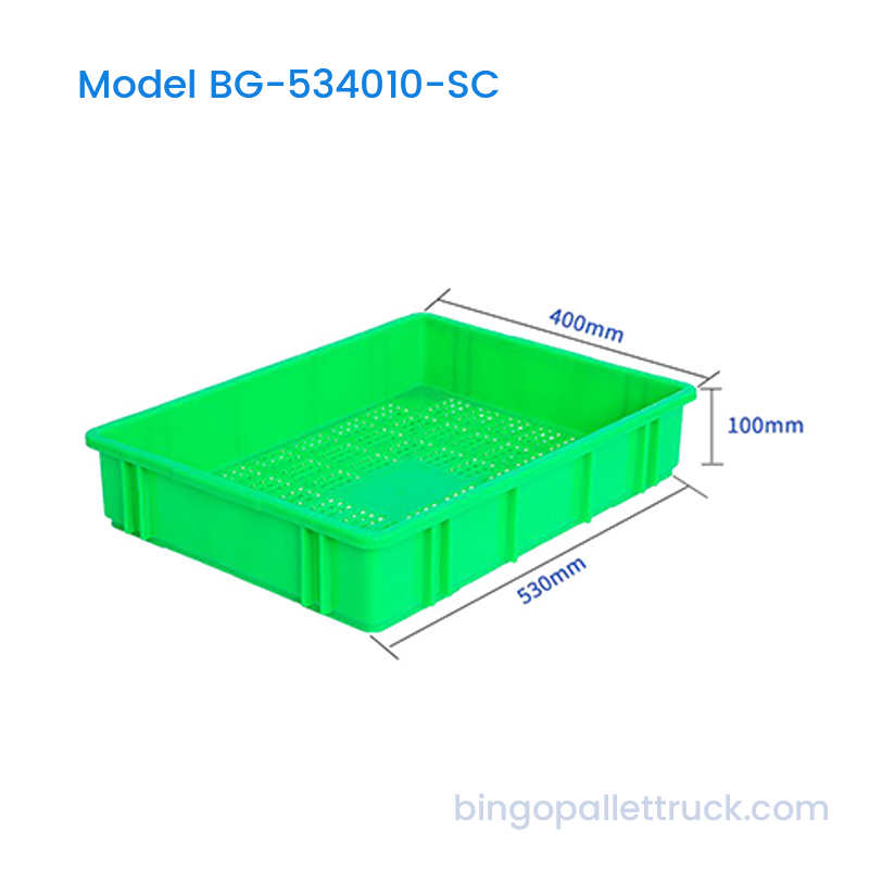 Caja de plástico apilable de 16 litros